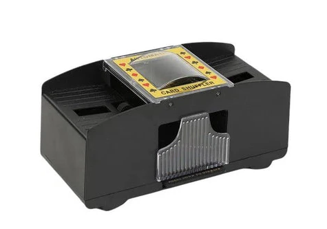 Skanto | Automatisk Spillkortblander – Perfekt for 2/4/6 Deck, Elektrisk Spillkortblander for Poker