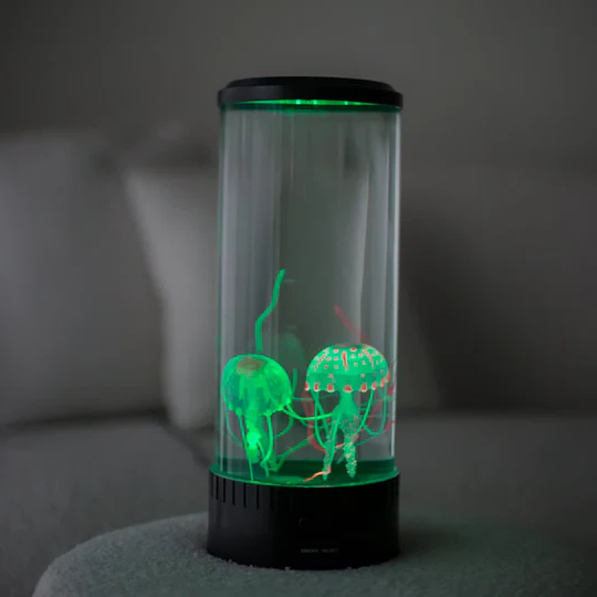 Skanto | LED Manet Lava Lampe & Akvarium for Barn & Voksne - Birthday Gaver for Barn, Perfekt Gave for Akvarielskere