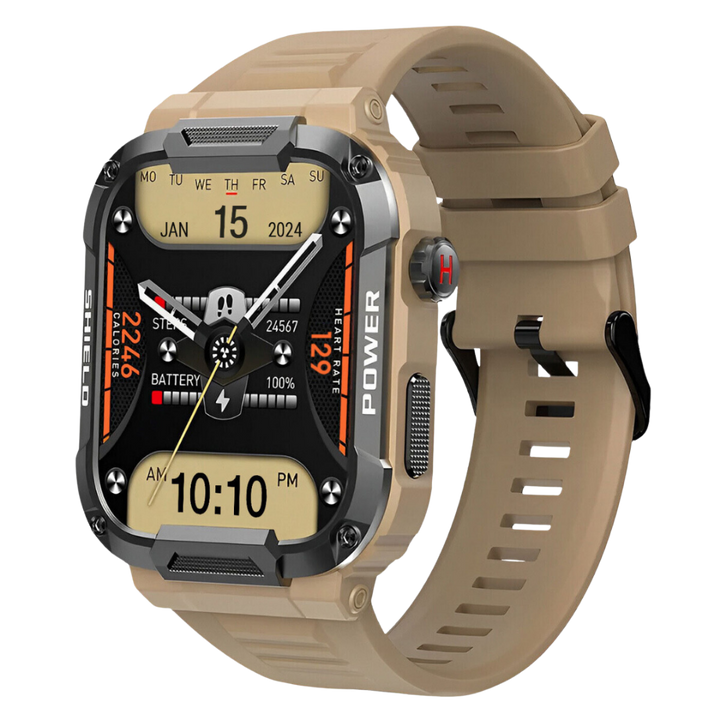 Skanto | Smartwatch Robust Utendørs Trening Tracker Svart