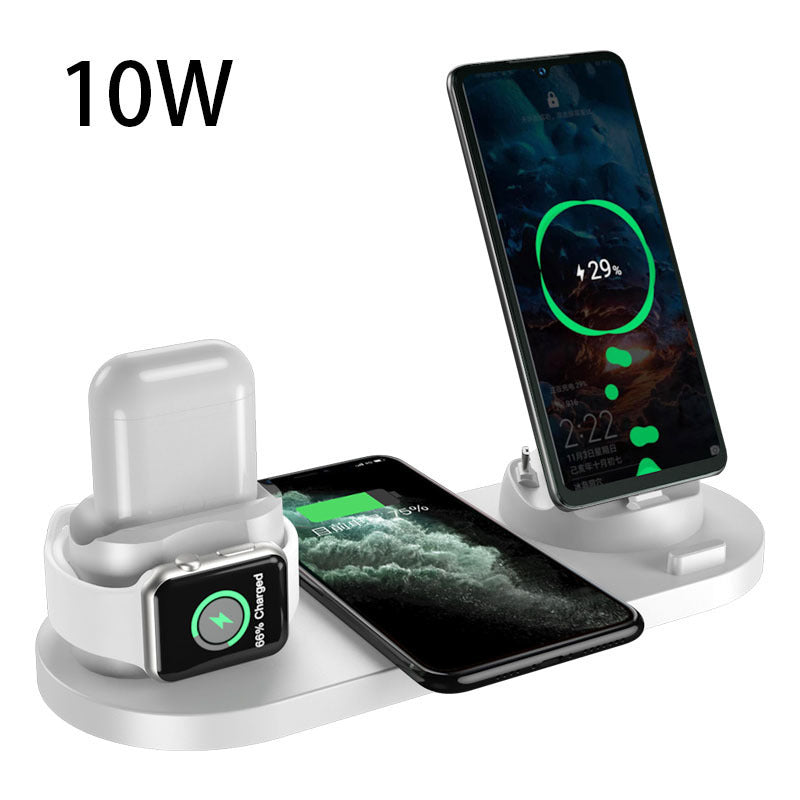 6-i-1 Hurtigladestasjon for iPhone og Uhr | Skanto