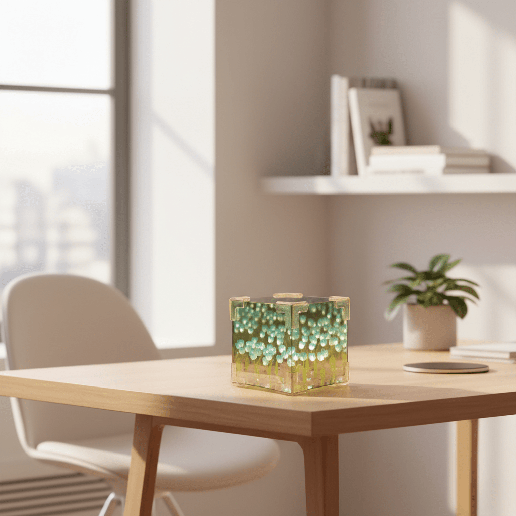 Skanto | Håndlaget lampe med en naturlig stil for atmosfærisk belysning