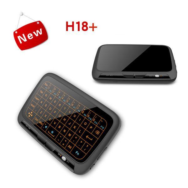 Skanto | H18+ Bakbelyst Mini Trådløst Full Touchpad Tastatur
