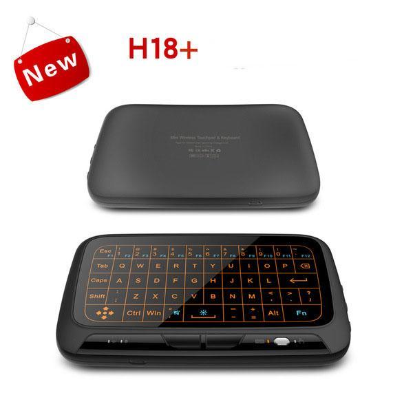Skanto | H18+ Bakbelyst Mini Trådløst Full Touchpad Tastatur