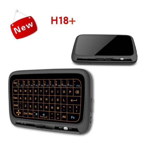 Skanto | H18+ Bakbelyst Mini Trådløst Full Touchpad Tastatur