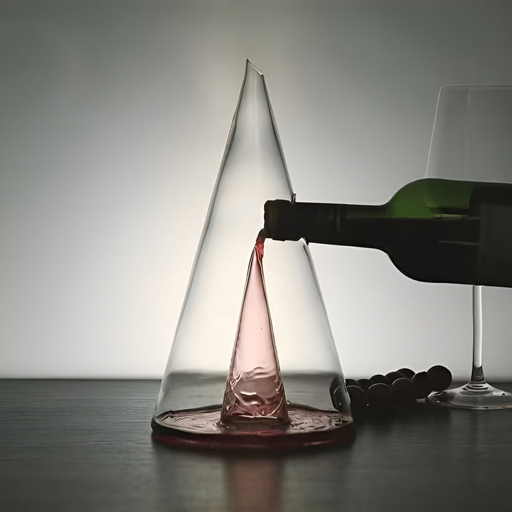 Glass vinkaraffel – Stilig og elegant | Perfekt for å lufte rødvin til middager og fester