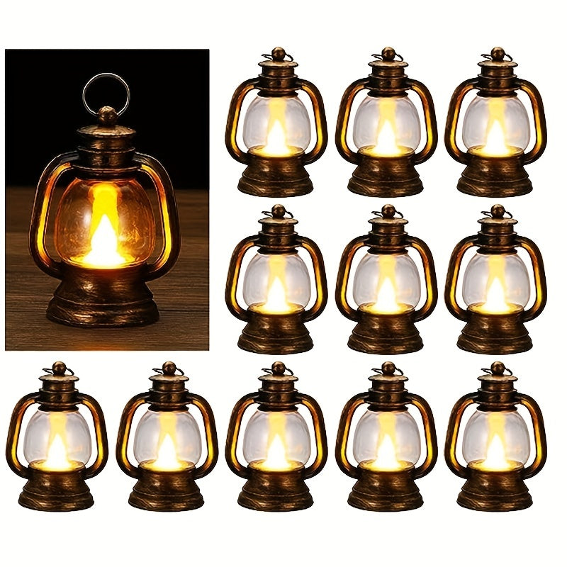 Retro LED Mini Lanterns – Atmosfærisk Belysning for Fester Skanto