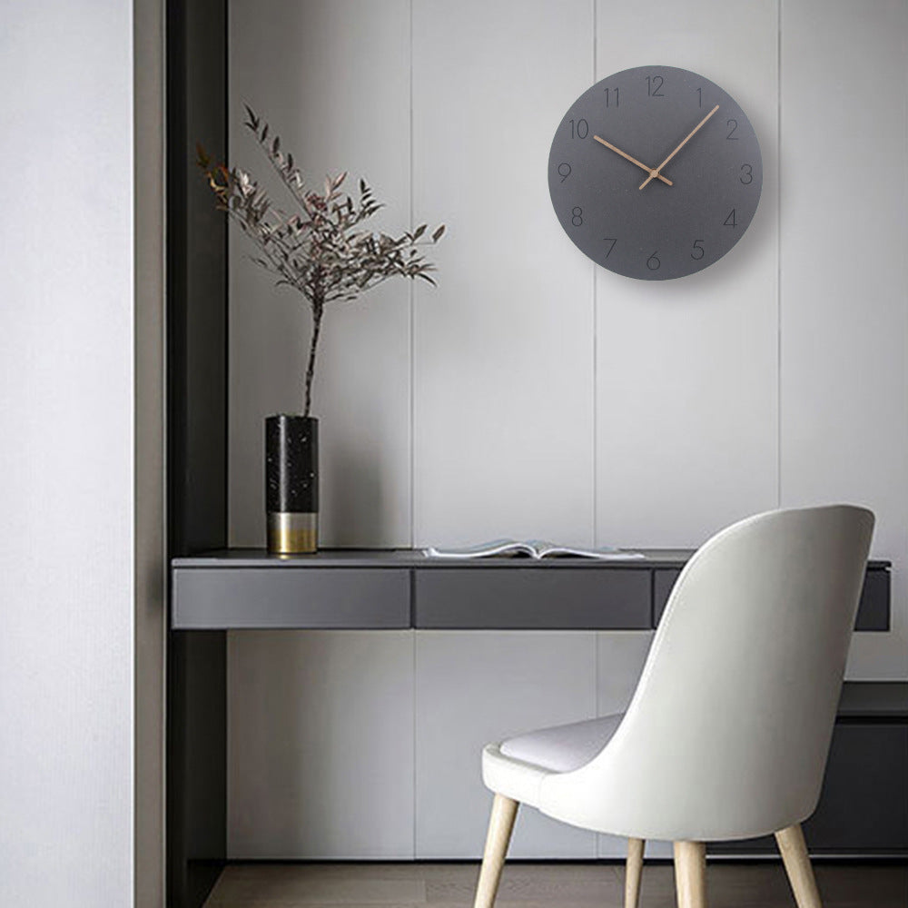StilDesign Veggklokke – Minimalistisk Stille Klokke for Moderne Interiør | Skanto
