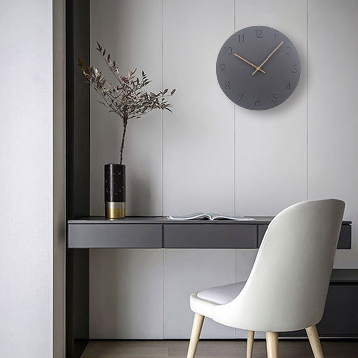 StilDesign Veggklokke – Minimalistisk Stille Klokke for Moderne Interiør | Skanto