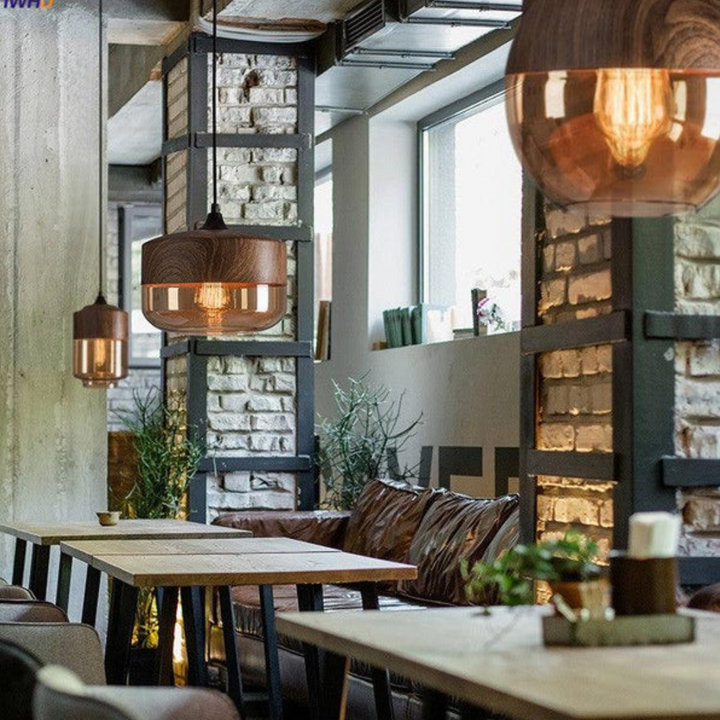 Skanto | Stilig skandinavisk tre taklampe - NordLuna