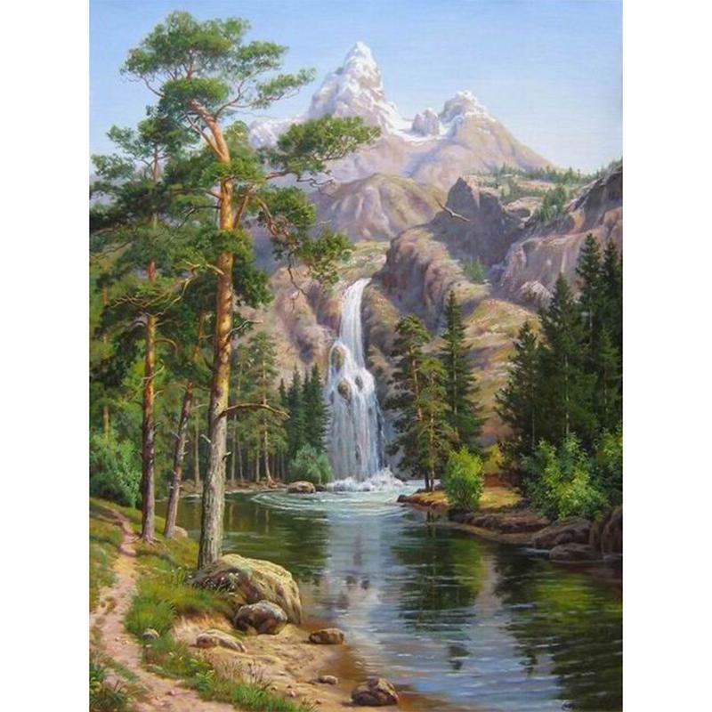 Waterfall Forest - GemPaint Kit | Skanto