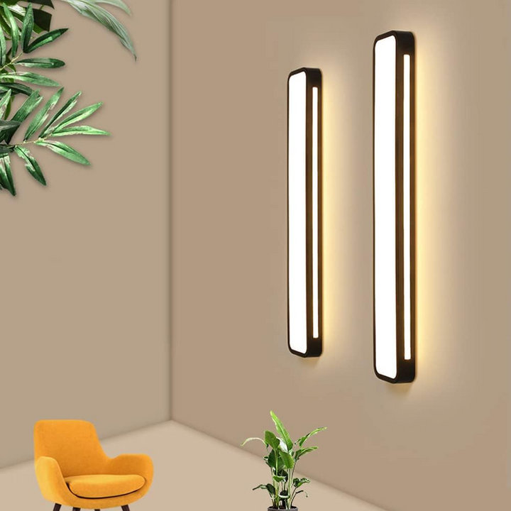 Nordiske minimalistiske lange LED-Deckenleuchte