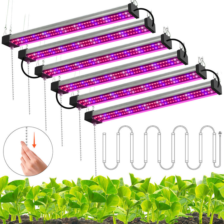 Skanto | LED plante lampe med fullspektrum belysning og trekkbryter for optimal plantevekst