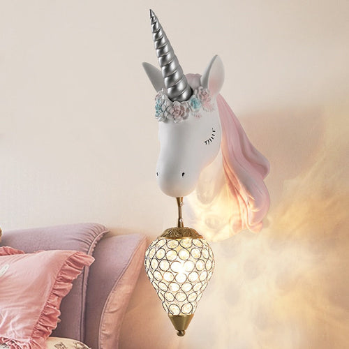 Skanto | Magisk Enhjørning Vegglampe for Barn – Lekende & Varmt Lys