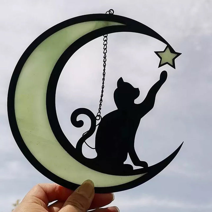Skanto | Moon Black Cat Dekorasjoner