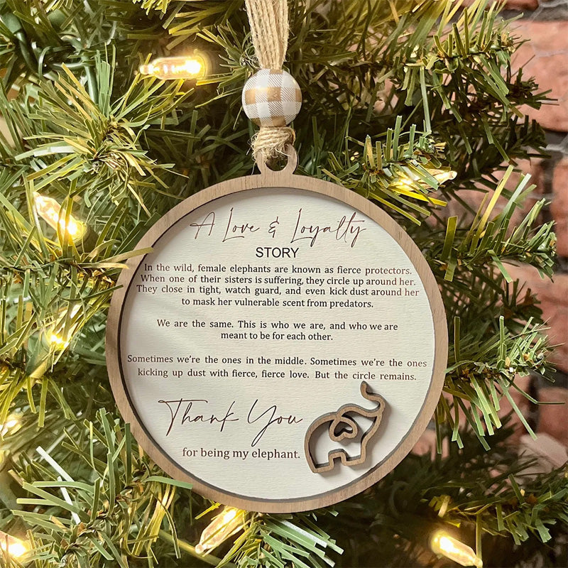 Skanto | Vennskaps Elefant Ornament