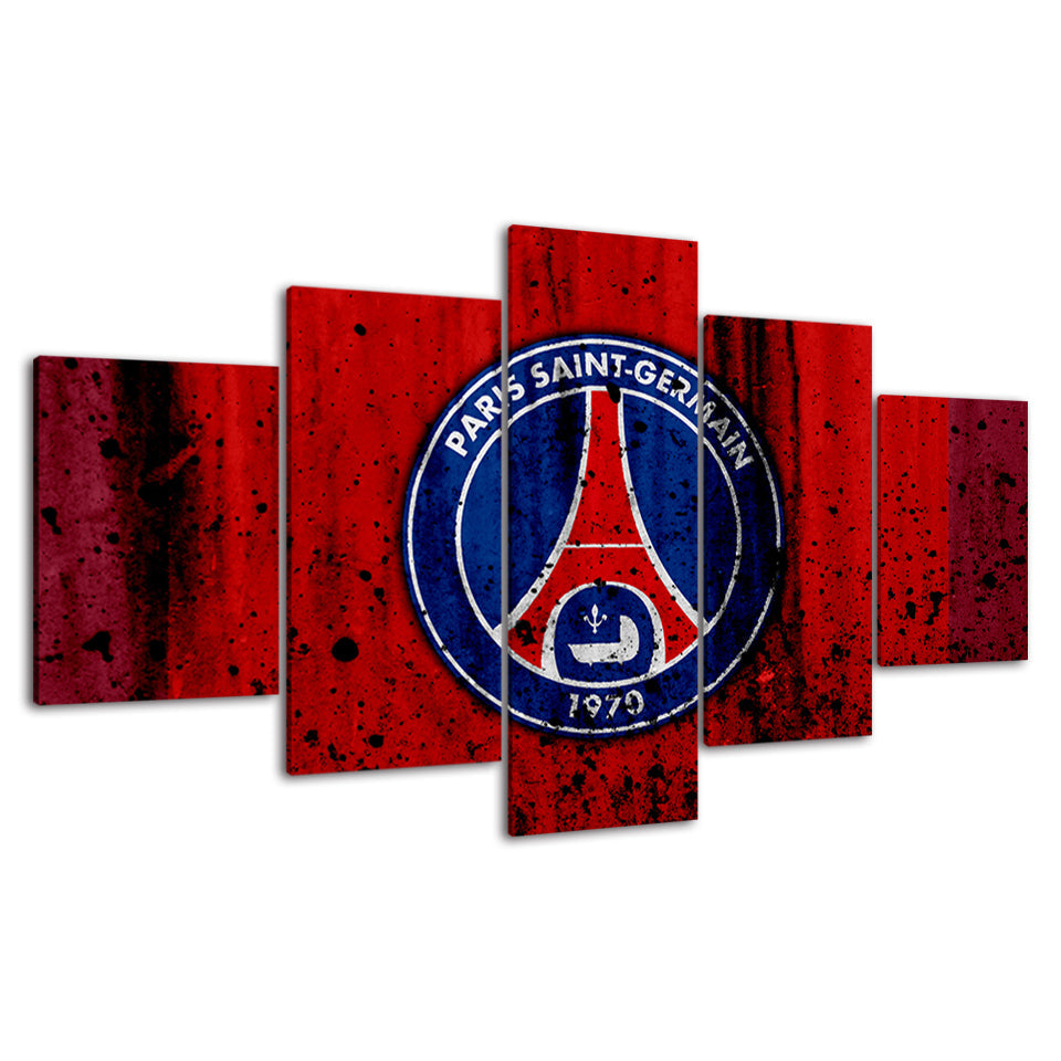 Paris Saint-Germain - Lærred Veggkunst Maleri