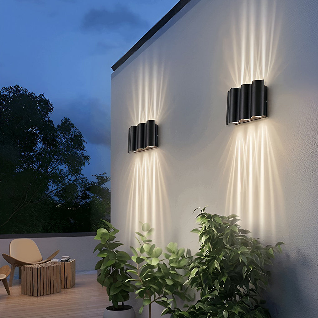 Skanto | LED Vegglampe Utendørs Moderne Svart Sconse