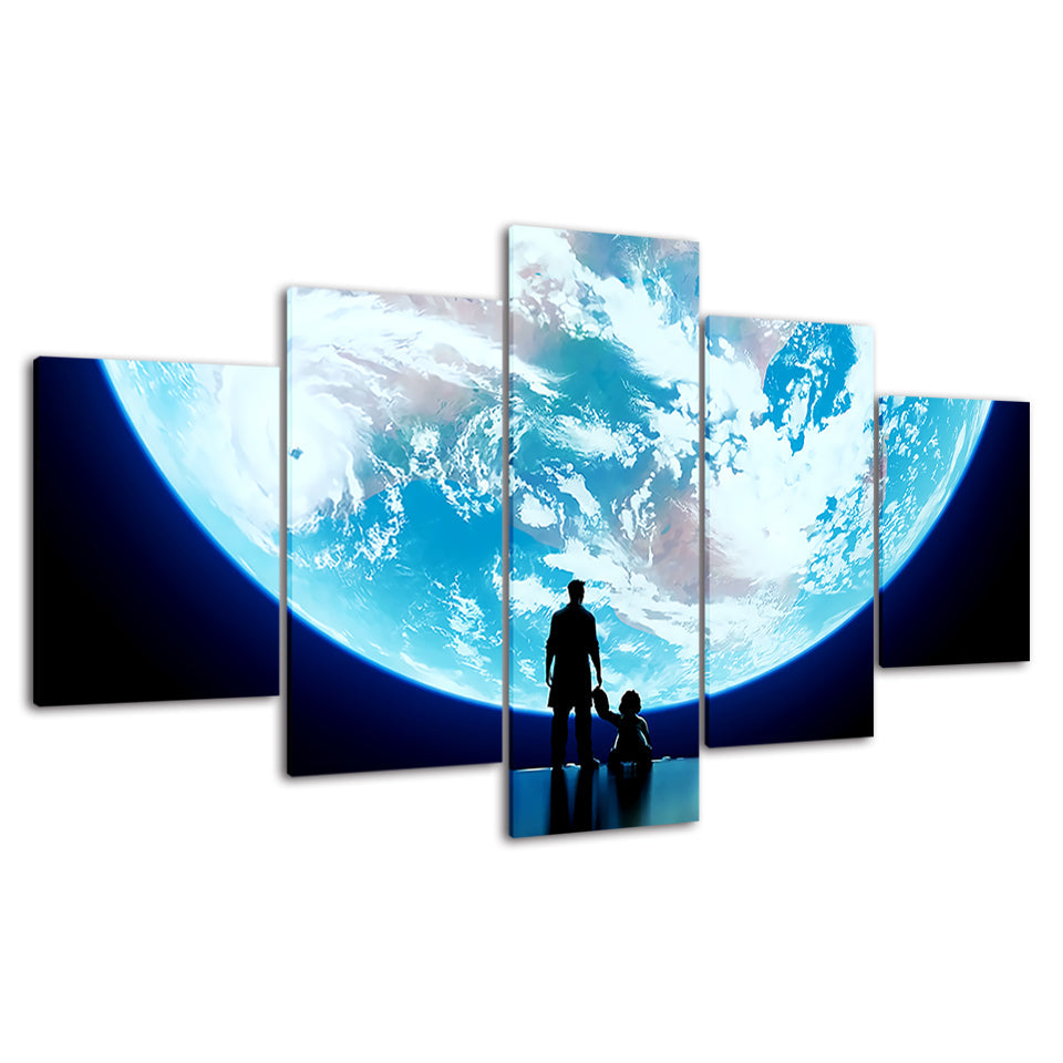 Big, Big World - Lerret Veggkunst Maleri | Skanto