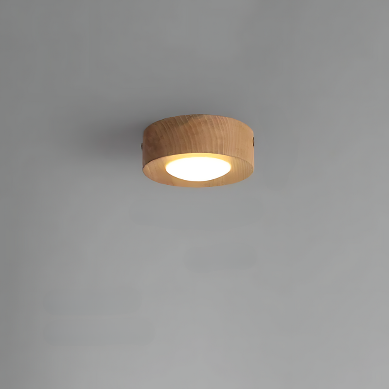 Skanto | | Valnøtt taklampe med LED spotlights