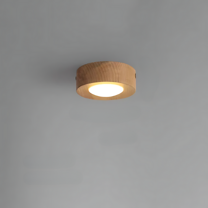 Skanto | | Valnøtt taklampe med LED spotlights