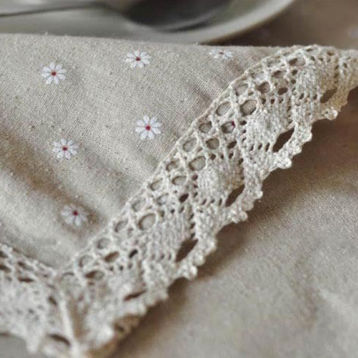 Skanto | Daisy Print Bomull Lin Tablett