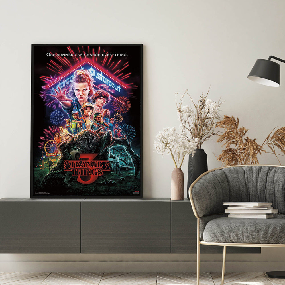 Moderne filmplakater som lerretsbilder, kunsttrykk