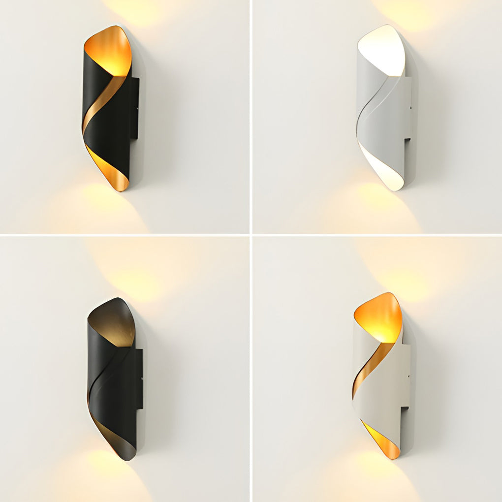 Skanto | Vegglampe moderne svart aluminium utendørs vegglampe