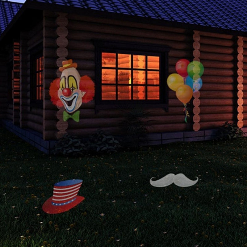 Jul Laserlys LED-Projeksjon for Utendørs Gress | Skanto