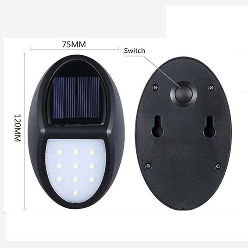 Skanto | Solar LED Vegglampe for Utendørs – Værbestandig, Energisparende og med Bevegelsessensor