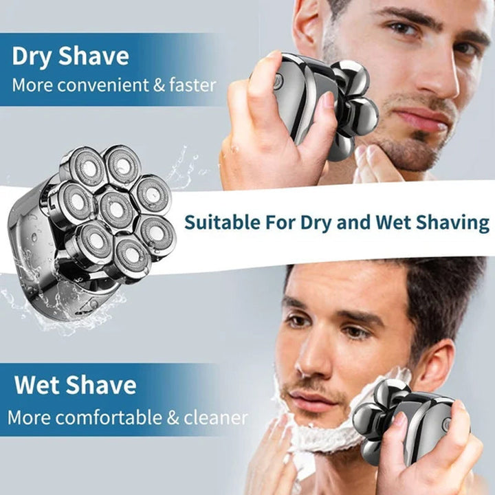 Skanto | 8D Oppgradert LED-skjerm 10 i 1 Multifunksjonell Barbermaskin