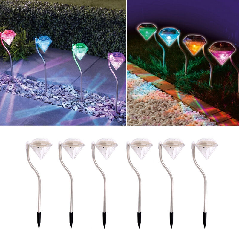 Skanto | Solhage Lys i Diamantform – LED-lamper for Ute-dekorasjon og Belysning