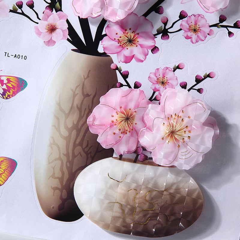 DIY Plantevase 3D Stereo Klistremerker Selvklebende | Skanto