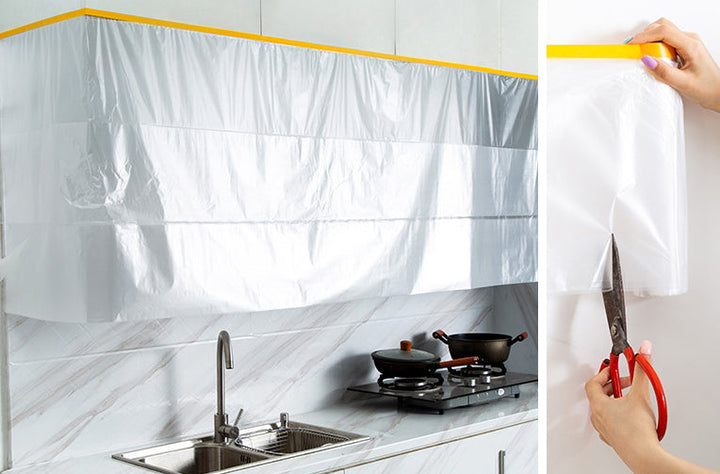 Skanto | Multi-purpose Clear Plastic Anti-dust Cover, Durable & Waterproof, for Sofa, Closet, Couch, Table & More
