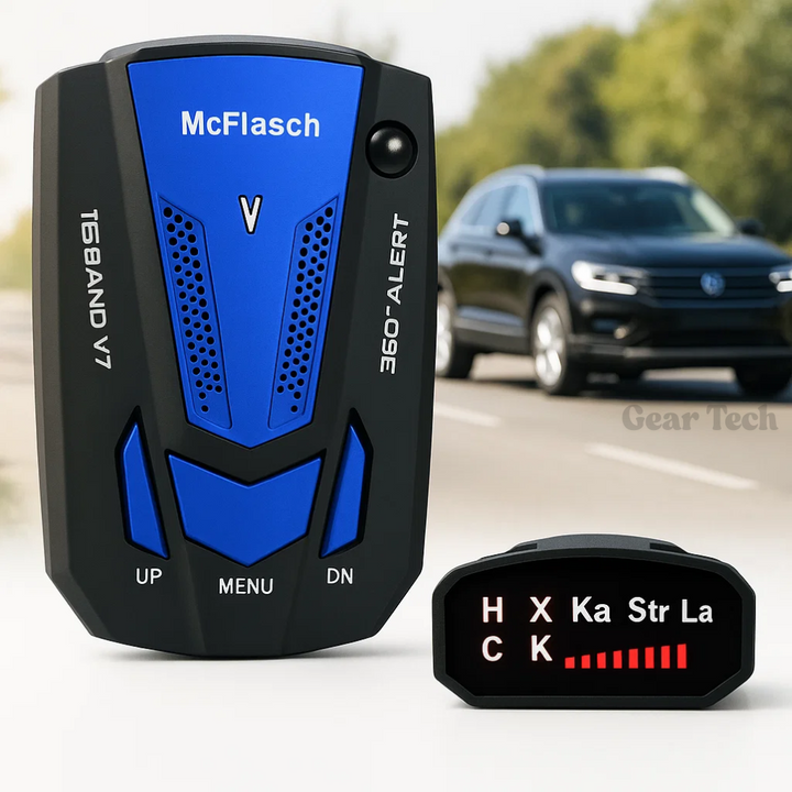 Skanto | Radar Detector UK – Flash Farts kamera detektor med presis langdistanse deteksjon for sikker kjøring