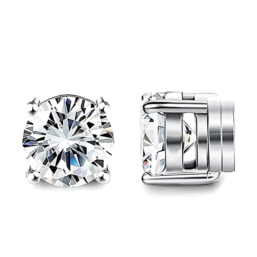 Skanto | Premium Unisex Magnetisk Krystall Design Stud Øreringer