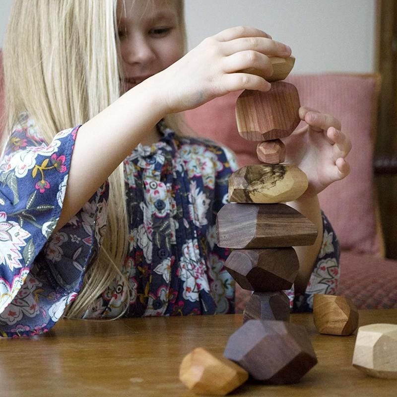 Skanto | Wood Rock Set Balansesteiner Leke