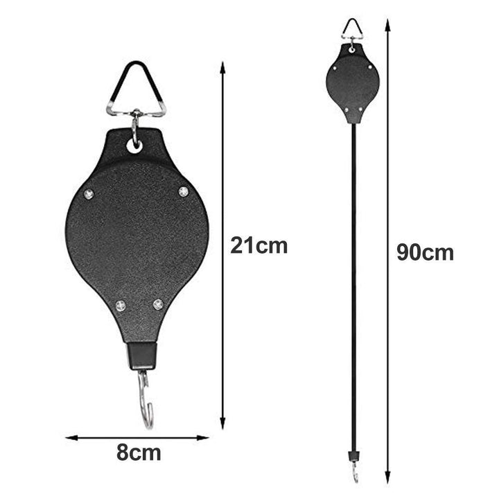 Retractable Hook, Plant Pulley for Garden Pots and Bird Feeder | Skanto
