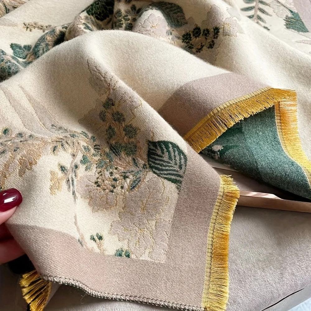 Skanto | Nuvé Floral Myk Dobbeltsidig Skjerf