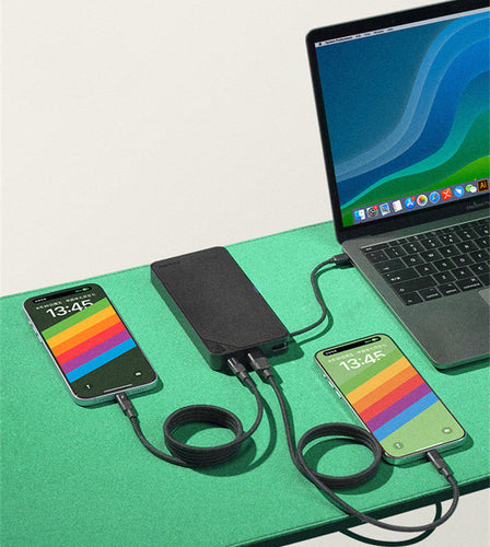 Skanto | Neste-generasjons høy-kapasitets 30W hurtiglader powerbank med innebygd kabel