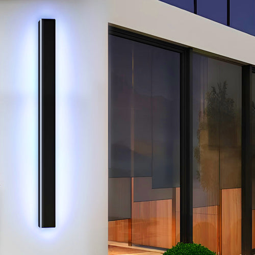 Skanto | Moderne svart LED veggbelysning for hage og terrasse