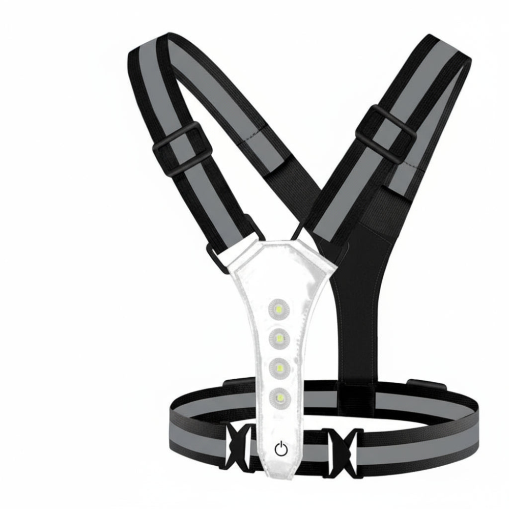 LED Sikkerhetsvest Pro – Refleksiv 360 Synlig Vest | Skanto