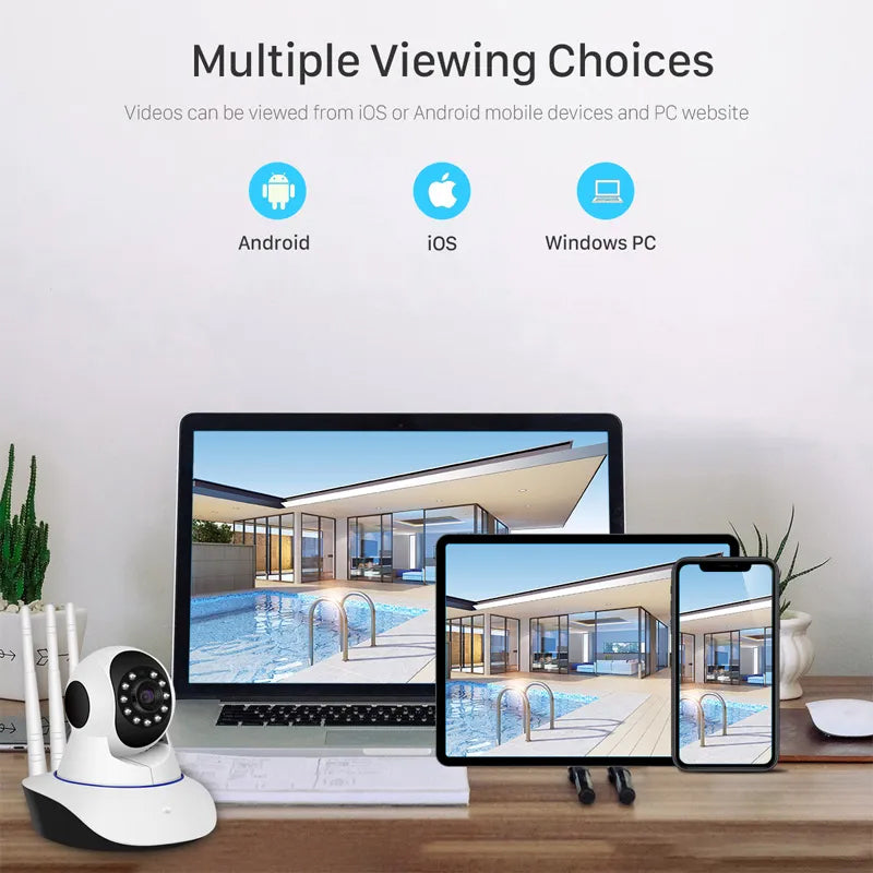 Skanto | HD Smart WiFi Trådløs Sikkerhetskamera