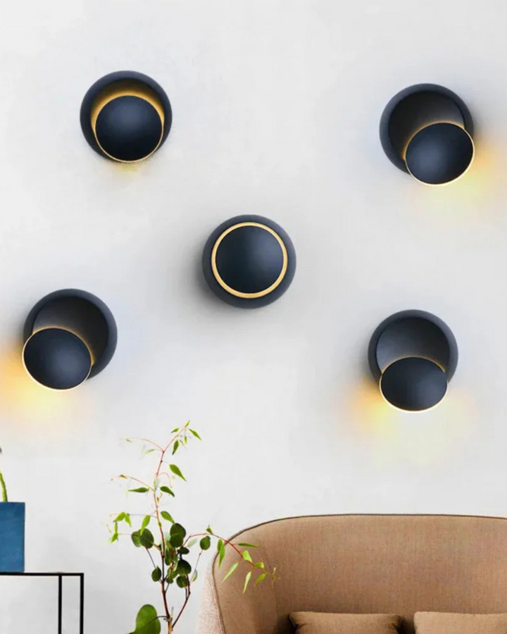 Skanto | Moderne Vegglampe med Halo Lyskilde Ambient Belysning