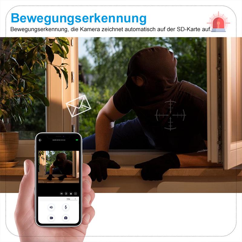 Intelligent trådløs WiFi full-fargekamera med lyspære | Skanto