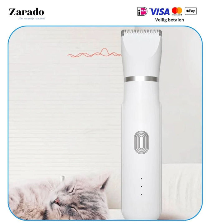 Skanto | PETGROOM PRO – 4-i-1 Kjæledyrtrimmer for Pels & Neglepleie