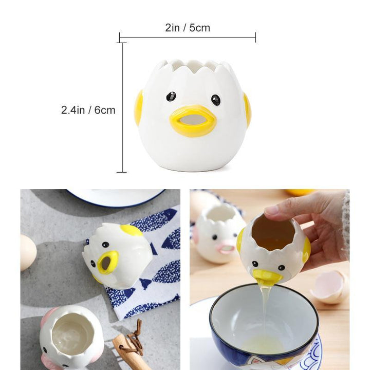 Cartoon Eggeplomme Hvit Separator | Skanto