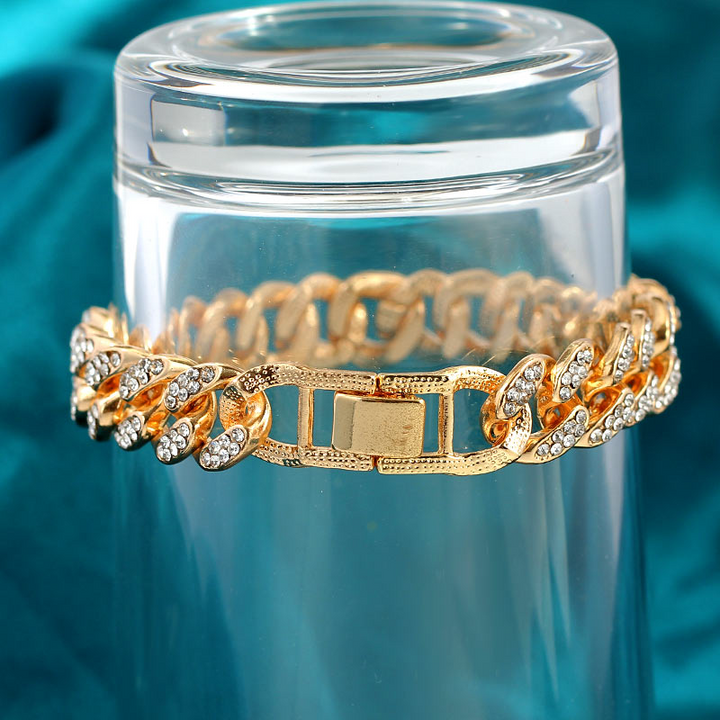 Skanto | Fashion Chunky Metal Chain Ankelkaramell