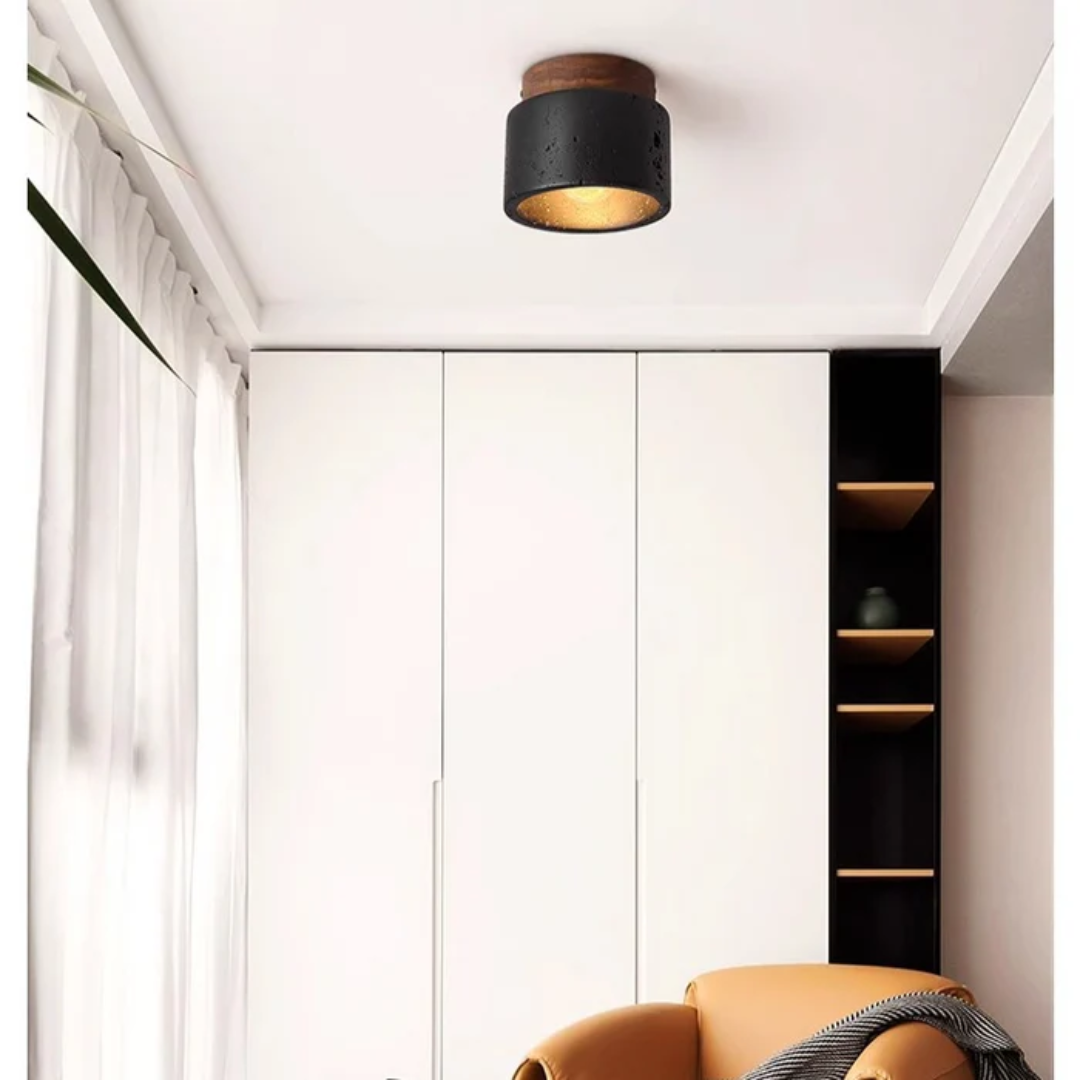 Skanto | Taklampe med steinlook