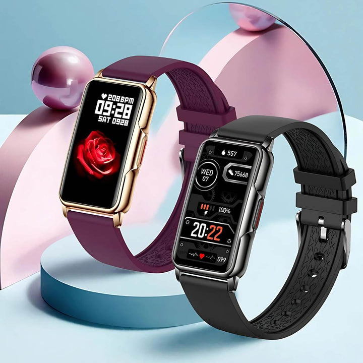 Elegant Smartwatch for everyday use | Helseovervåking - Holdbart design - Sømløs hele dagen tilkobling Skanto