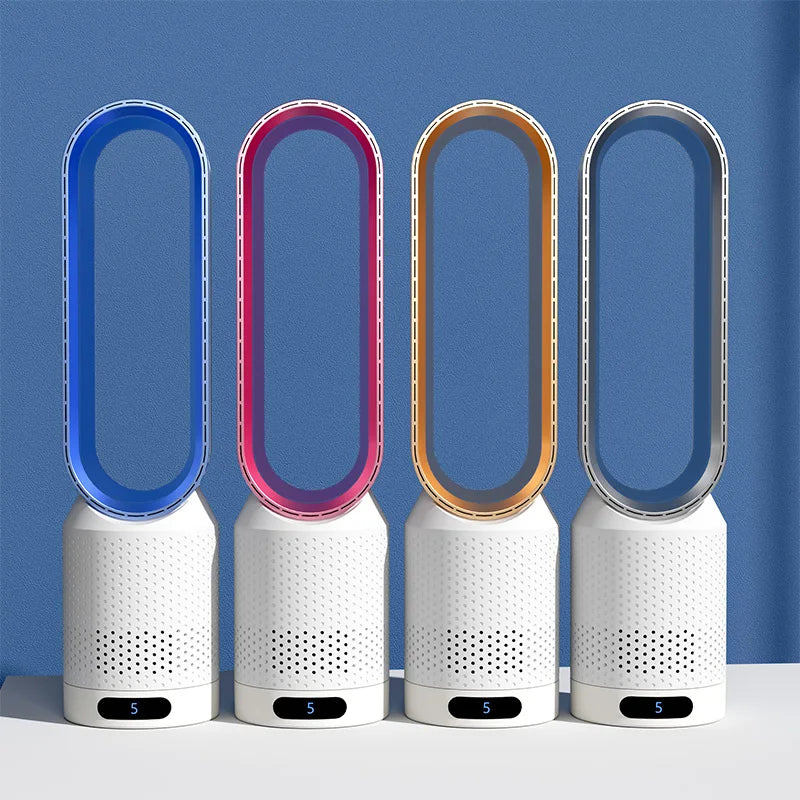 Skanto | AirPure Pro – 3-i-1 Luftkjøler med UV-rensing & Ionisator | 6L Bærbar Kjølevifte